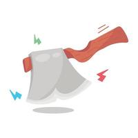 Trendy Axe Concepts vector