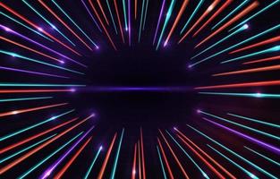 Neon Burst Background vector