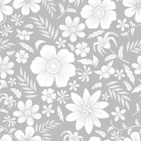 Abstract Floral Seamless Pattern vector
