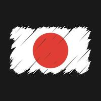 Japan Flag Brush Vector