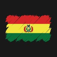 Bolivia Flag Brush Vector
