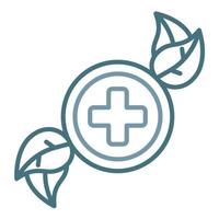 Complementary Medicine Line Two Color Icon vector