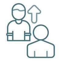 Mentorship Line Two Color Icon vector