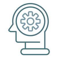 Knowledge Line Two Color Icon vector