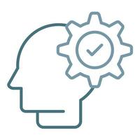 Interpreter Line Two Color Icon vector