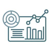 Dashboard Line Two Color Icon vector