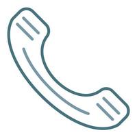 Receiver Line Two Color Icon vector