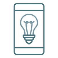 Mobile Solutions Line Two Color Icon vector