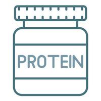 Proteins Line Two Color Icon vector