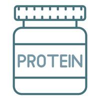 Proteins Line Two Color Icon vector