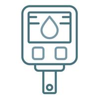 Diabetes Line Two Color Icon vector