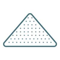 Tinder Line Two Color Icon vector