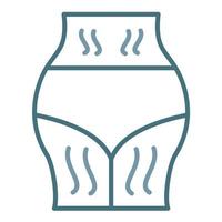 Stretchmarks Line Two Color Icon vector