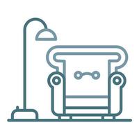 Cozy Line Two Color Icon vector