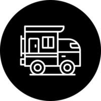 Camper Van Vector Icon