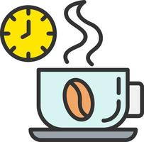 Coffee Time Vector Icon