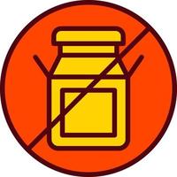 No Milk Vector Icon