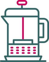 French Press Vector Icon