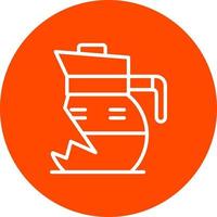 Broken  Coffee Pot Vector Icon