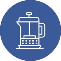 French Press Vector Icon