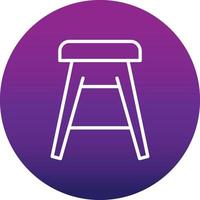 Bar Stool Vector Icon