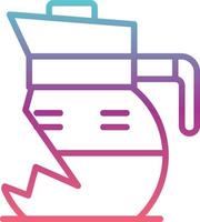 Broken  Coffee Pot Vector Icon