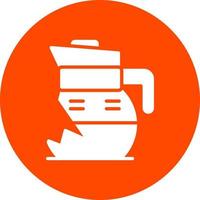 Broken  Coffee Pot Vector Icon