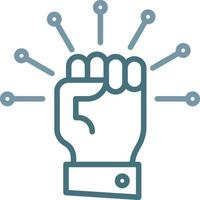 Autonomy Line Two Color Icon vector