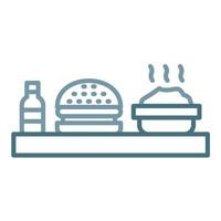 Food Line Two Color Icon vector