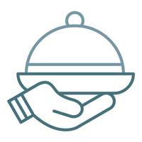Concession Catering Line Two Color Icon vector