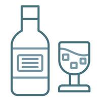 Beverage Line Two Color Icon vector