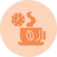 Coffee Time Vector Icon