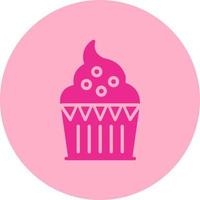 icono de vector de muffin