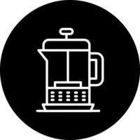 French Press Vector Icon