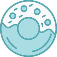 icono de vector de donut