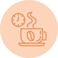 Coffee Time Vector Icon