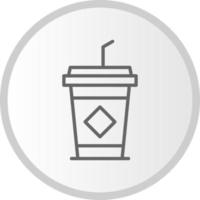 icono de vector de café helado