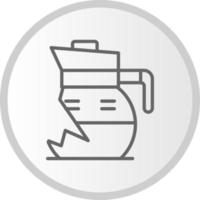 Broken  Coffee Pot Vector Icon