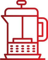 French Press Vector Icon