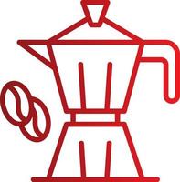 icono de vector de cafetera