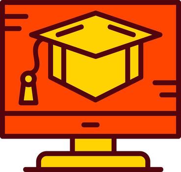 icono de vector de tutorial