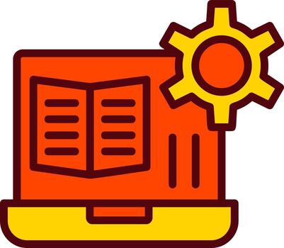 icono de vector de tutorial