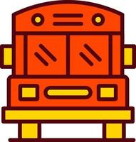 School Bus Vector Icon