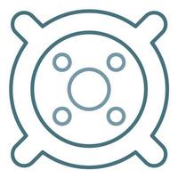 Car Speakers Line Two Color Icon vector