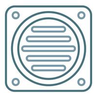 Drain Line Two Color Icon vector