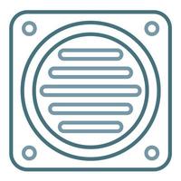 Drain Line Two Color Icon vector