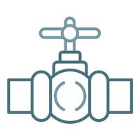 Valve Line Two Color Icon vector