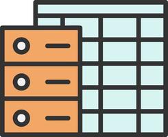 Data Table Vector Icon