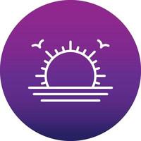 Sunrise Vector Icon