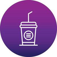 Cold Drink Vector Icon